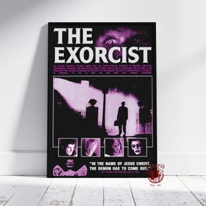 Poster de L'esorcista / Regan Wall Art / Stampa su tela senza cornice / Poster del film da regalare