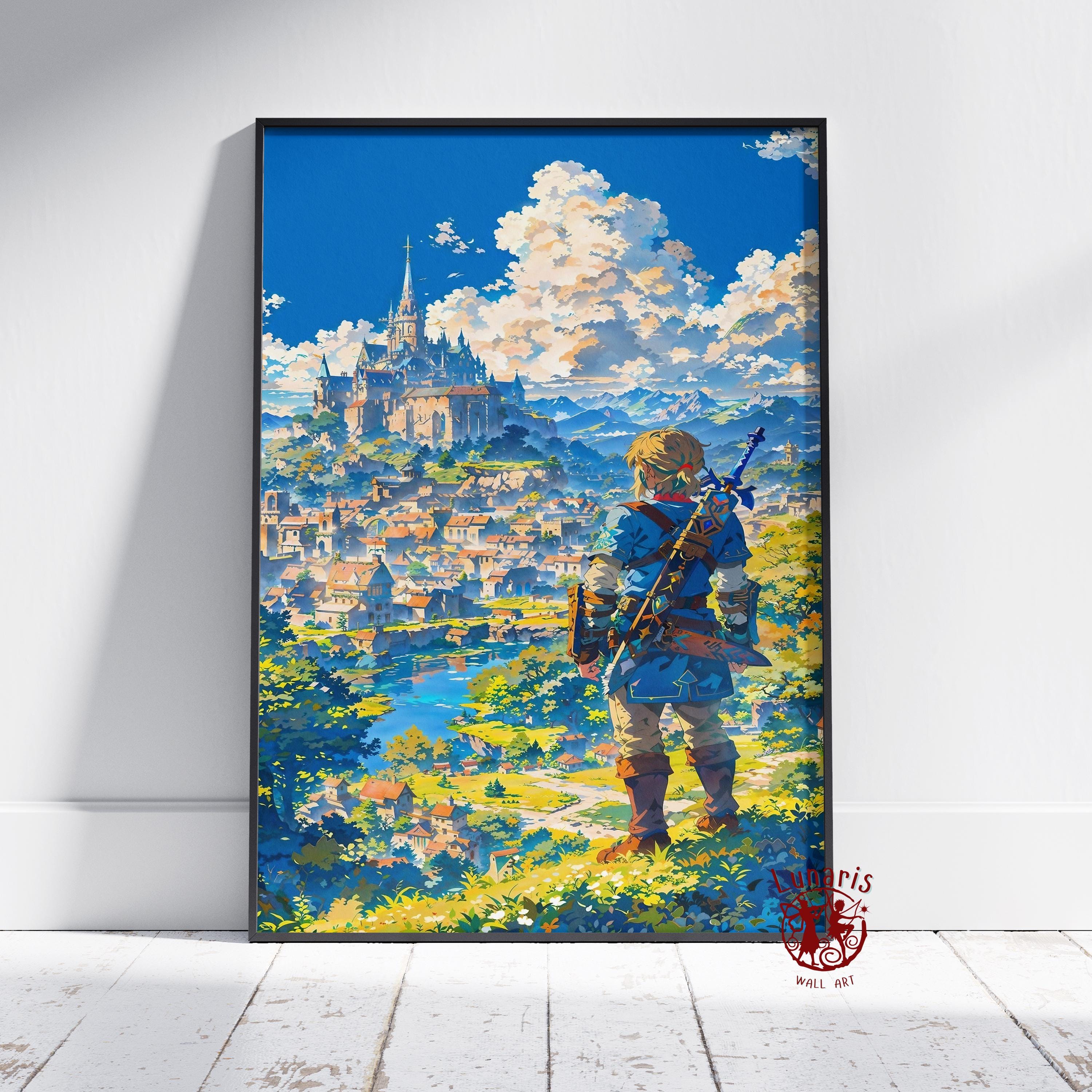 ゼルダの伝説ポスター | ブレス オブ ザ ワイルド ウォールアート