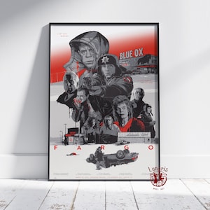 Fargo Poster | Lester Nygaard Wall Art | Unframed Canvas Print | Gift TV Show Poster