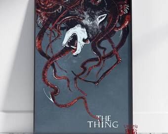 The Thing Poster | Macready Wall Art | Unframed Canvas Print