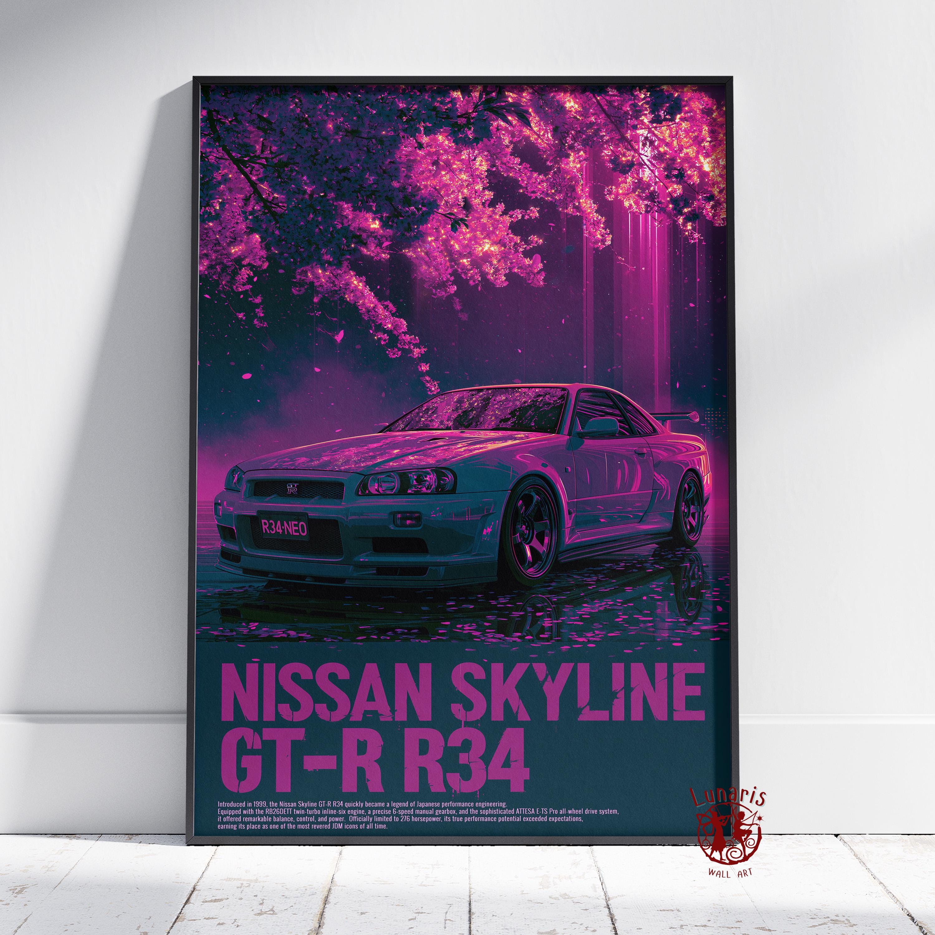 R34 poster - Etsy 日本