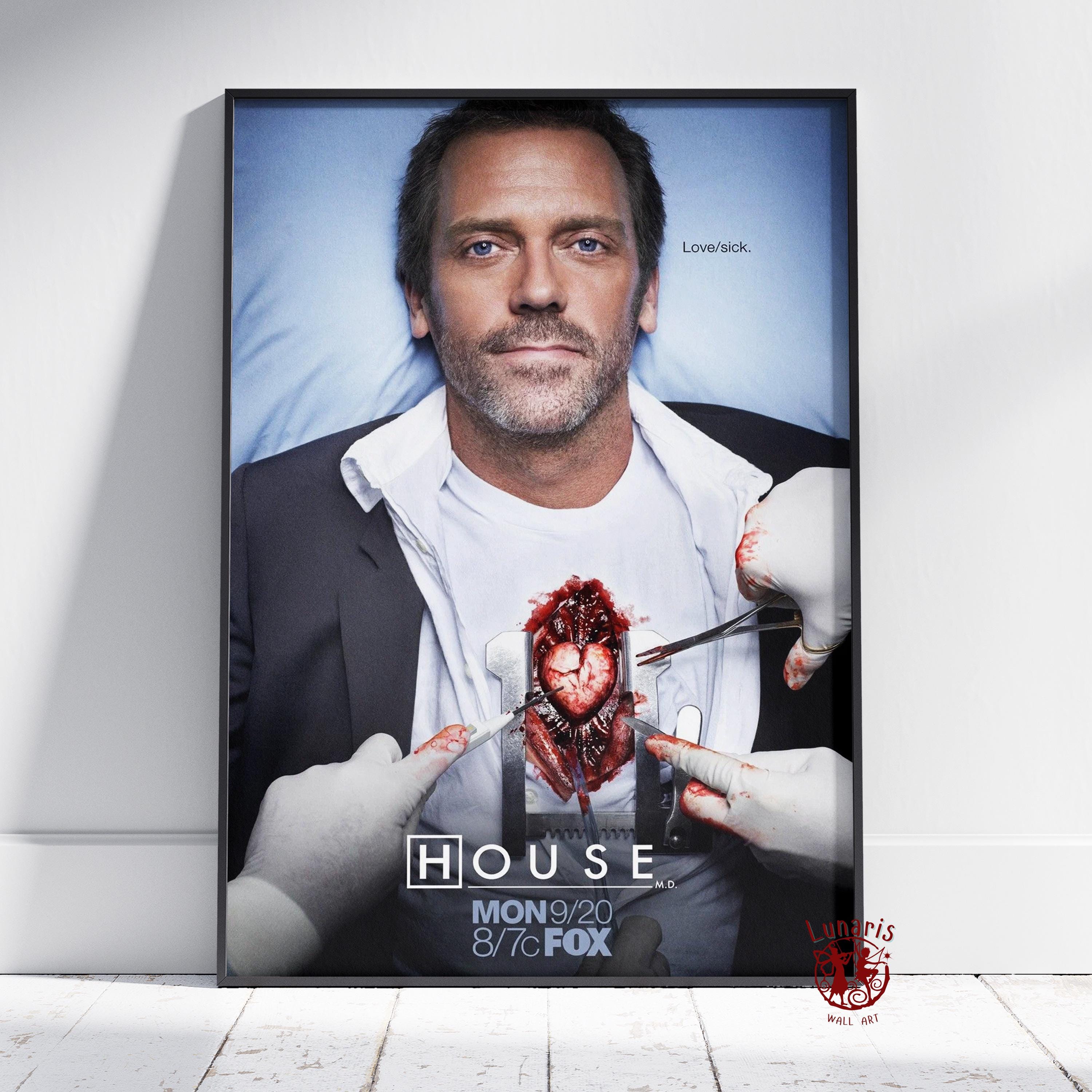 House M.D. Poster | Gregory House Wall Art | Unframed Canvas Print