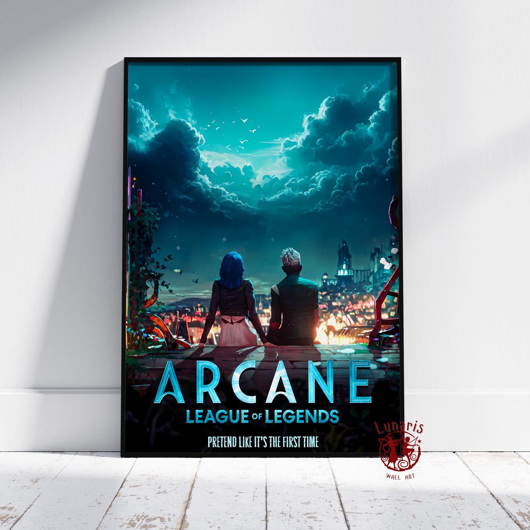Arcane Poster | Jinx Wall Art | Unframed Canvas Print | Gift TV Show ...