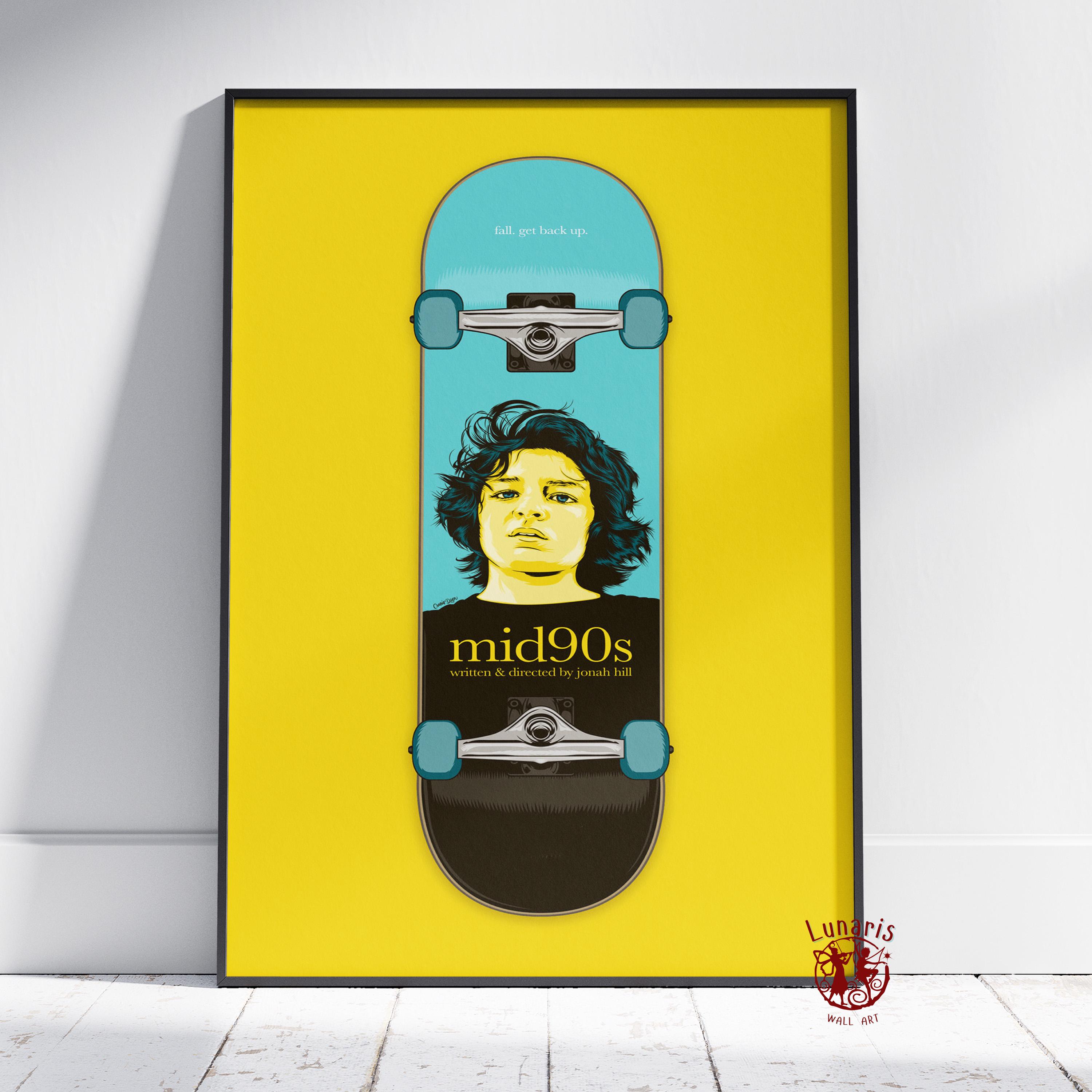 Mid90s Poster | Stevie Wall Art | Unframed Canvas Print | Gift