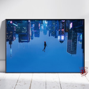 Spider-Man: Into the Spider-Verse Poster | Miles Morales Wall Art | Unframed Canvas Print | Gift Movie Poster #2