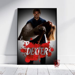 Dexter Poster | Dexter Morgan Wall Art | Unframed Canvas Print | Gift TV Show Poster #2