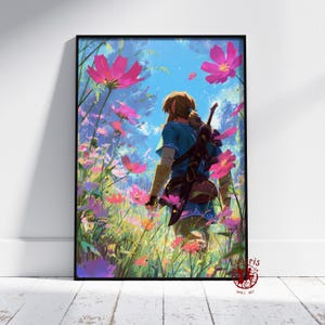 The Legend of Zelda Poster | Breath of the Wild Wall Art | Unframed Canvas Print | Gift Game Poster #4