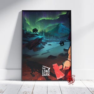 Póster de The Long Dark / Arte mural del juego de supervivencia / Impresión en lienzo sin marco / Póster del juego de regalo n.° 2