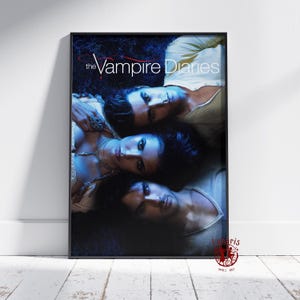 Poster di The Vampire Diaries / Arte murale di Elena Gilbert / Stampa su tela senza cornice / Poster di serie TV regalo