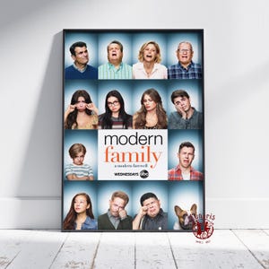 Modern Family Poster | Jay Pritchett Wall Art | Unframed Canvas Print | Gift TV Show Poster