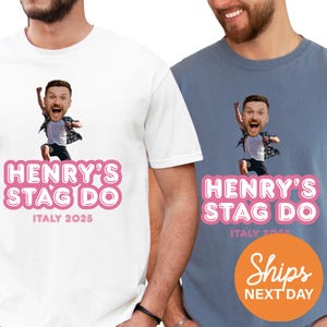 Personalised Stag Do T-Shirts / Stag Weekend Tops / Bachelor Night Shirts / Stag Party Clothing / Stag Do Costumes / Custom Group Tees