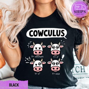 Cowculus Funny Math Shirt / Math Teacher Gift / Humorous Math T-Shirt / Nerdy Math Shirt / Teacher Appreciation Gift / Math Lover Tee
