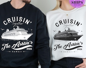 Custom Family Cruise Sweatshirt: Personalized Vacation Hoodie