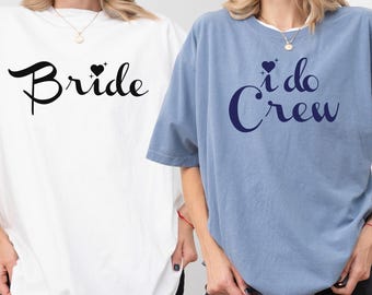 Team Bride Shirt, Bachelorette Party Shirt, Bridal Party Tee, Bridesmaid Gift, Comfort Colors Tee