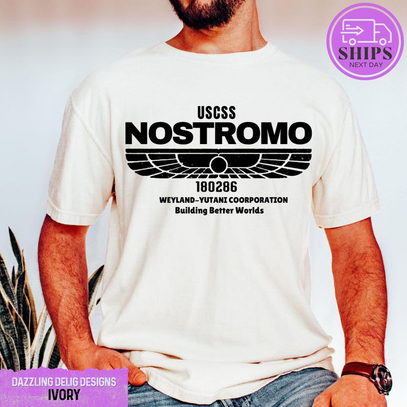 USCSS Nostromo Shirt / Alien Shirt / Sci-fi Tshirt/ Gifts for Men ...