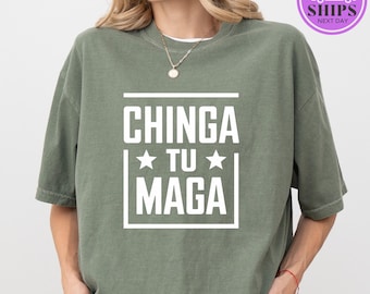 Anti MAGA Comfort Colors Tee, Political Protest Shirt