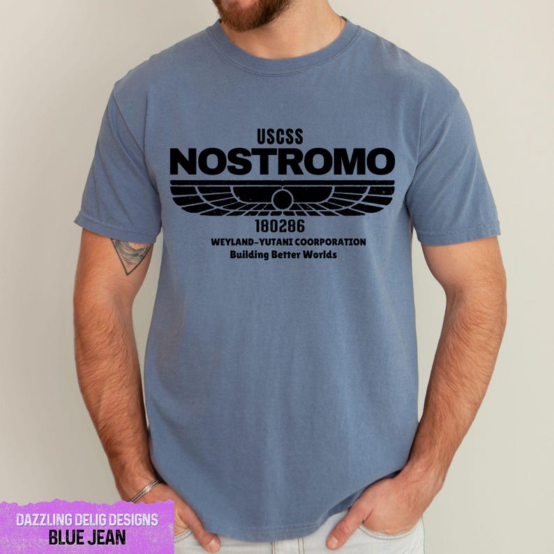 USCSS Nostromo Shirt / Alien Shirt / Sci-fi Tshirt/ Gifts for Men ...