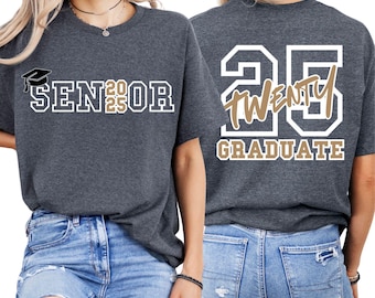 Senior 2026 Shirt, Graduation T-Shirt, Class of 2026 Gift, Senior Year Tee, Grad Gift