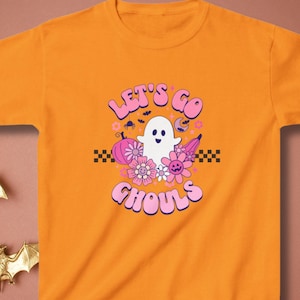 Kids Halloween Tee: Let&#39;s Go Ghouls - Soft US Cotton