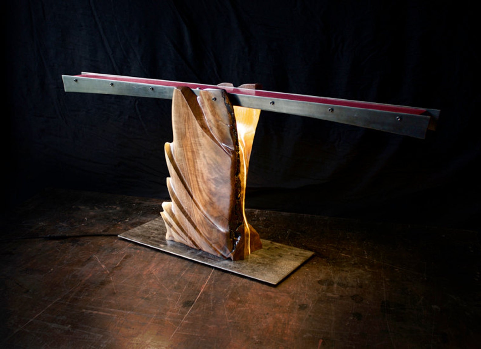 Waterfall Table Lamp Etsy