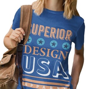 Camiseta urbana con diseño de EE. UU.