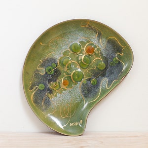 Sascha Brastoff Plate, This jeweled plate is shape F40 by A…