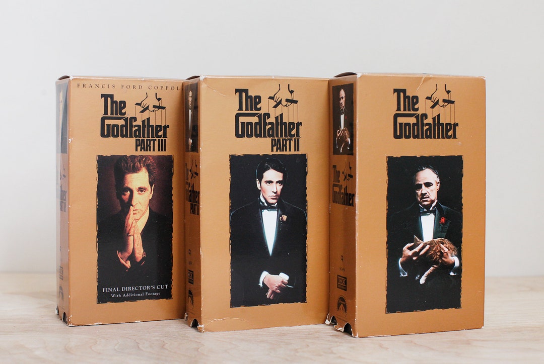 The Godfather Complete Set on VHS/ Nice Vintage Set