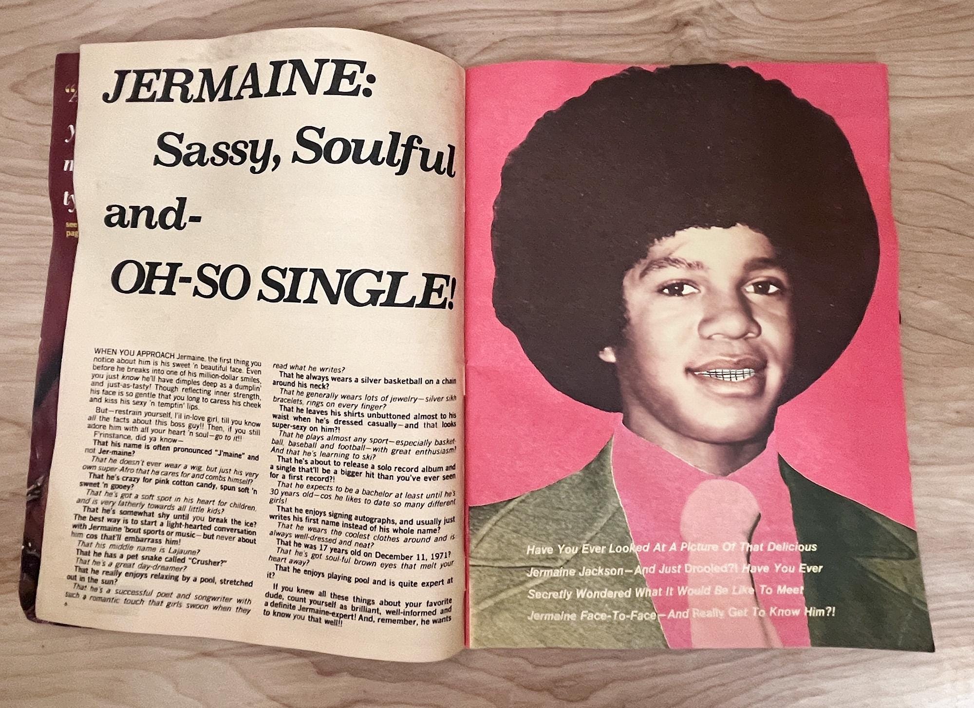 Spec Magazine October 1972/ Vintage Teen Tabloid Style Magazine