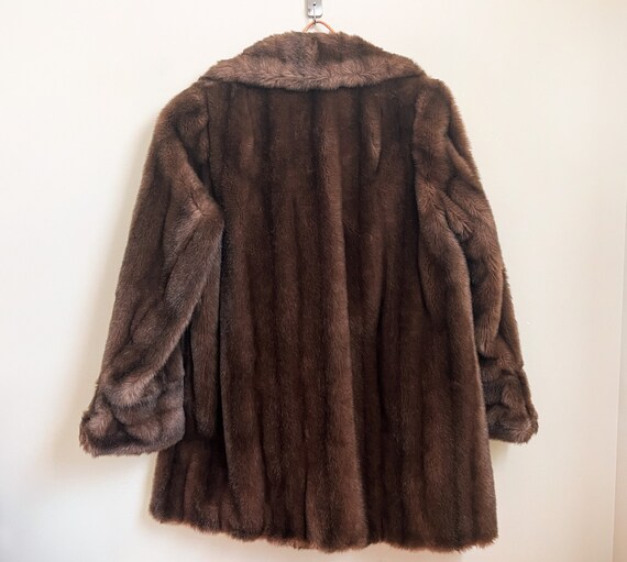 Tissavel Faux Fur Jacket Made in France Size Medi… - image 5