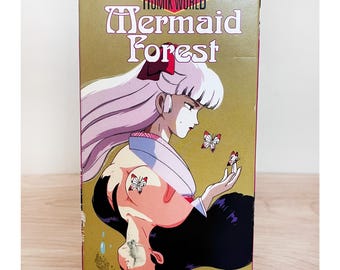 Rumiko Takahashi's Rumik World: Mermaid Forest 1992 Anime VHS Tape/ Japanese w English Subtitles/ X- Bockbuster Tape in Original Box