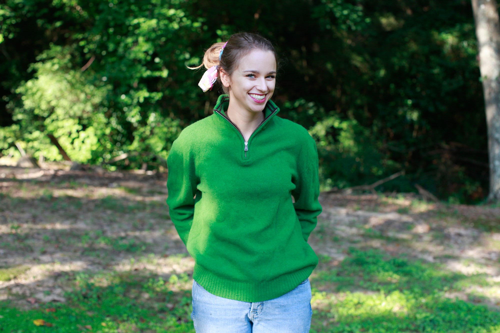 Kelly Green Wool Sweater Mens Etsy