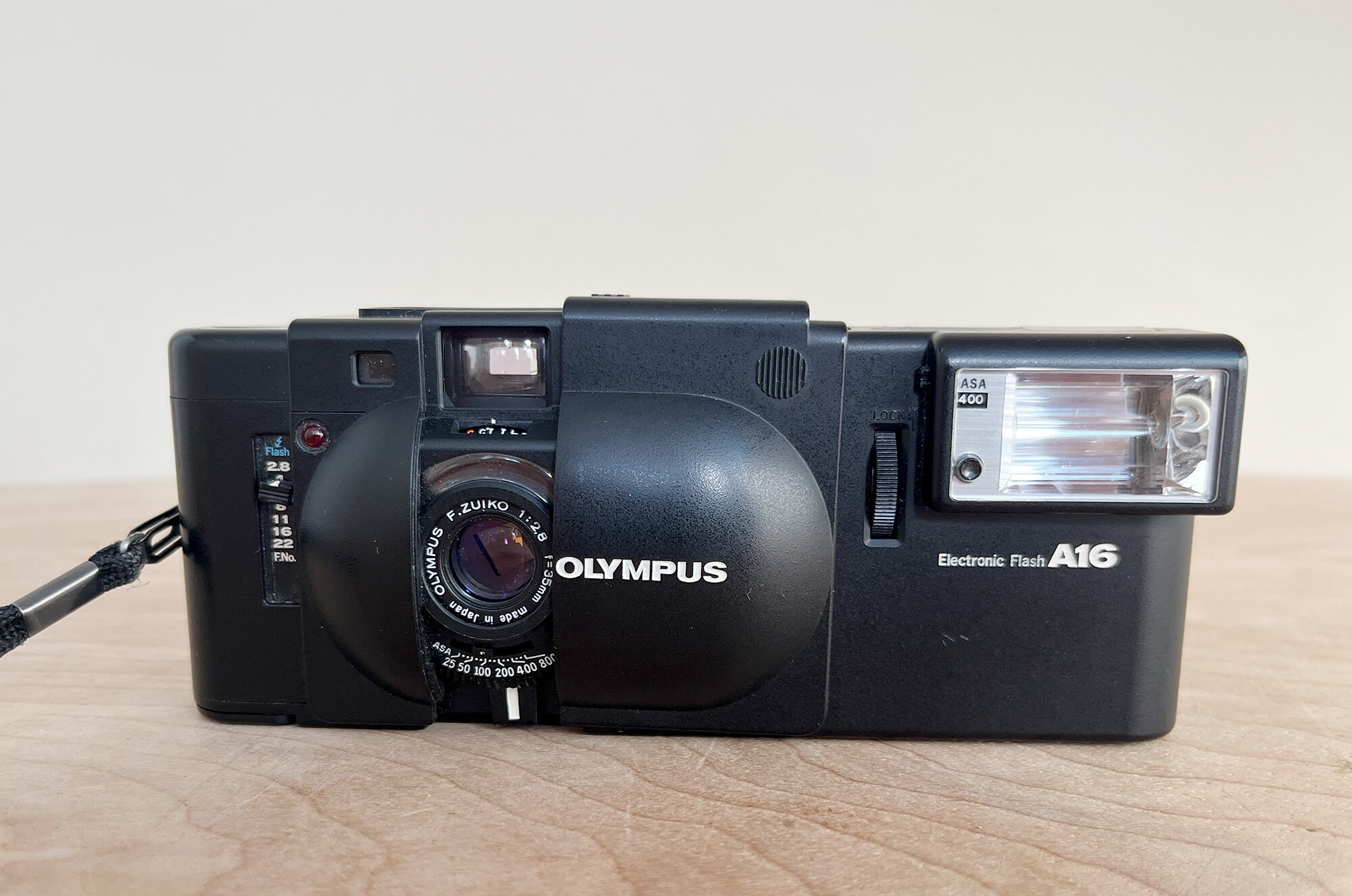 OLYMPUS　XA　＋　A16 Olympus XA with flash A16 35mm Rangefinder Film Camera | eBay