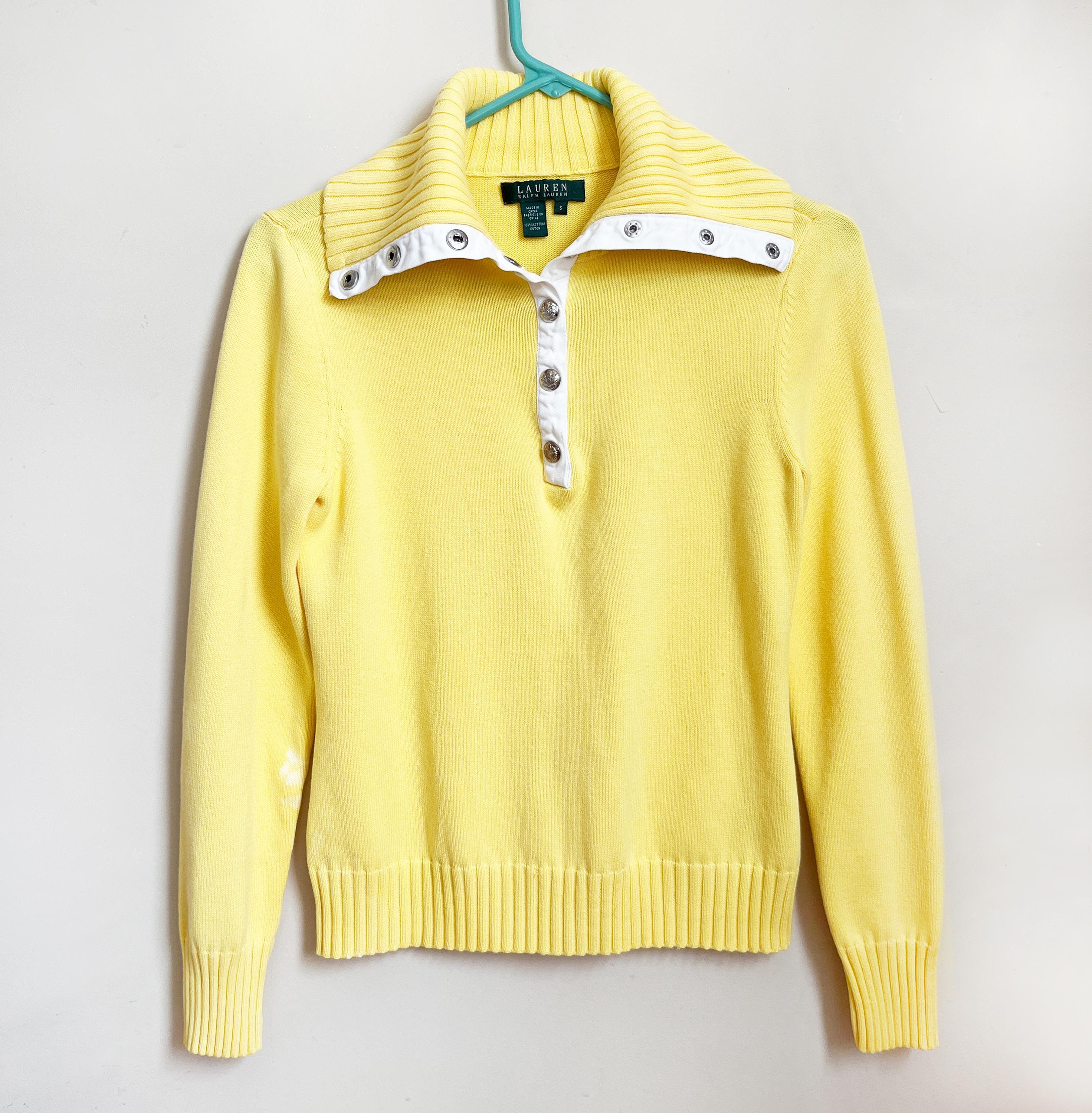 Yellow Ralph Lauren Sweatshirt - Etsy
