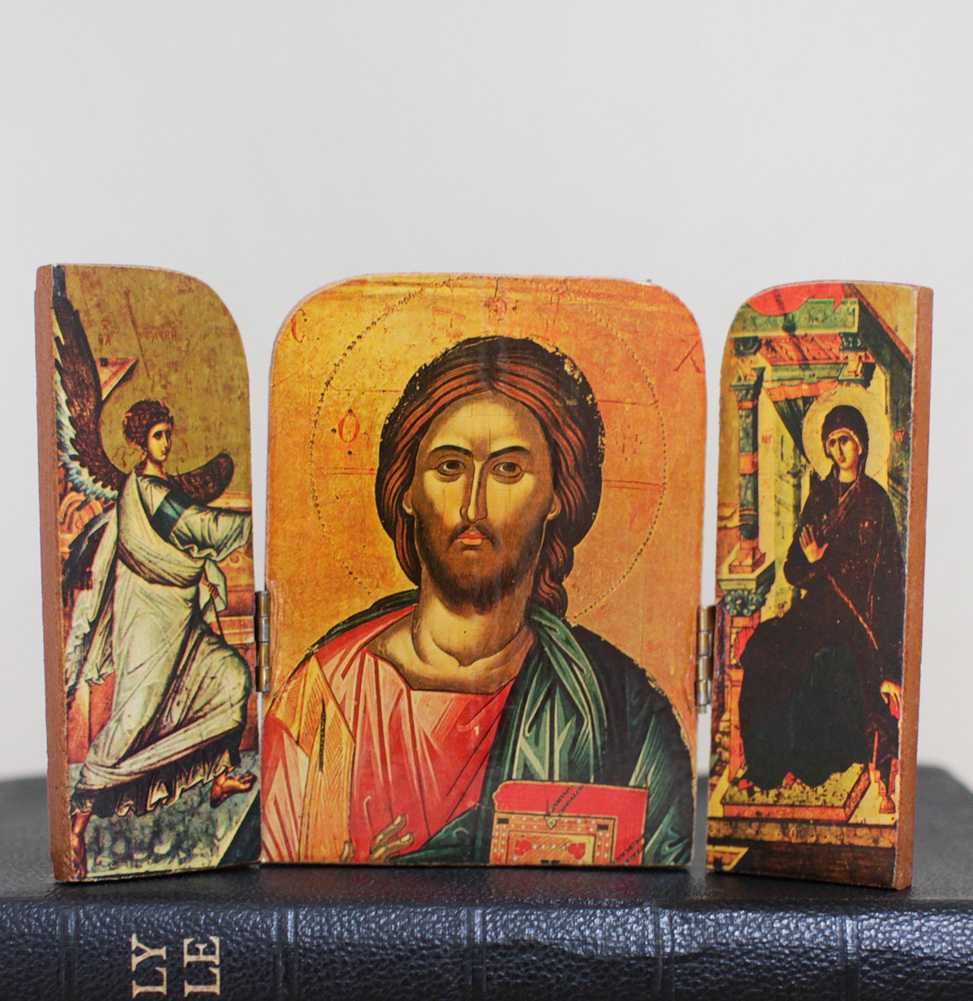 Triptych Madonna - Etsy