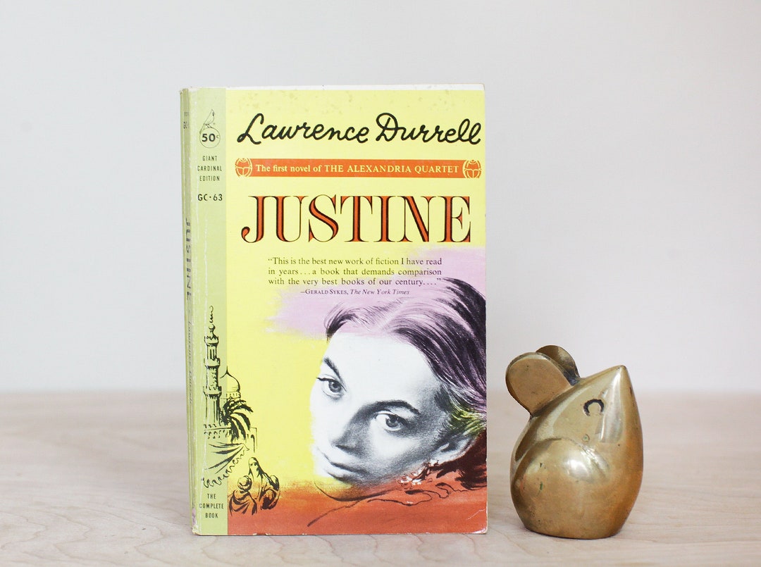 Justine by Lawrence Durrell/ Rare Cardinal Paperback Edition 1962