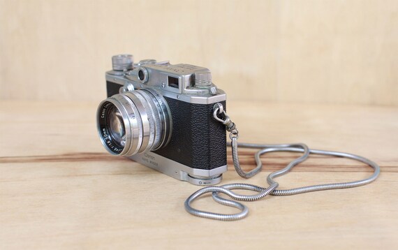 Canon Rapid Winder IV Rangefinder Camera W 50mm 1.8 Lens/ Very