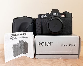 Meikai 4351-0 SSN Plastic Toy Camera/ New Old Stock Plastic 35mm