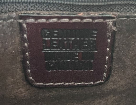 Unique Canadian Leather Crossbody Travel Bag/ Bea… - image 9
