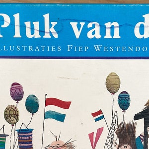 Fiep Westendorp Jigsaw Puzzle/Rare Jumbo 70 Piece Puzzle by Celebrated Mid Century Dutch Illustrator/Pluk van de Petteflet image 3