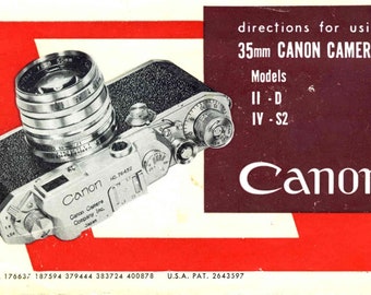 Canon Rapid Winder IV Rangefinder Camera W 50mm 1.8 Lens/ Very