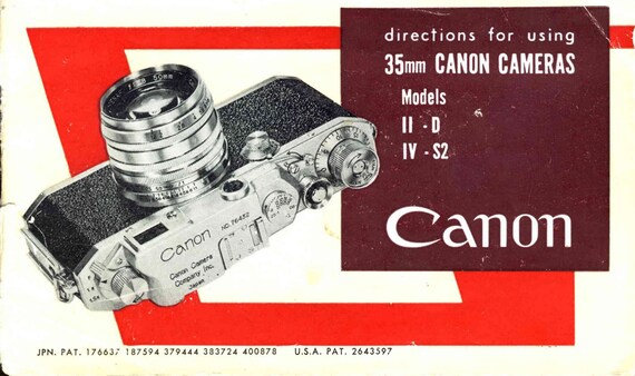 Canon Rapid Winder IV Rangefinder Camera W 50mm 1.8 Lens/ Very