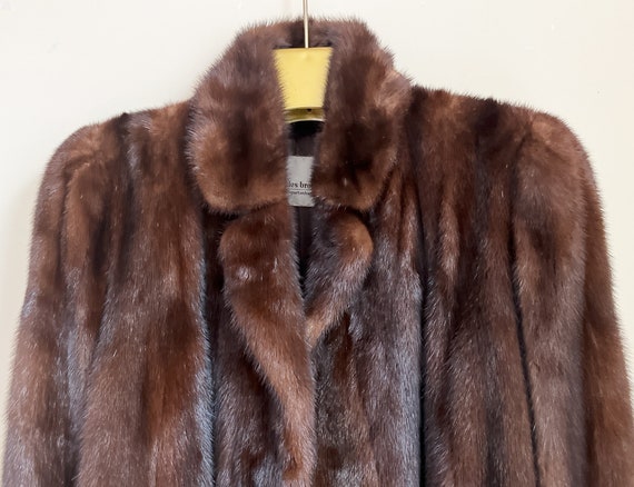 Giorgio Sant' Angelo Mink Fur Jacket/ Lovely Dark… - image 7