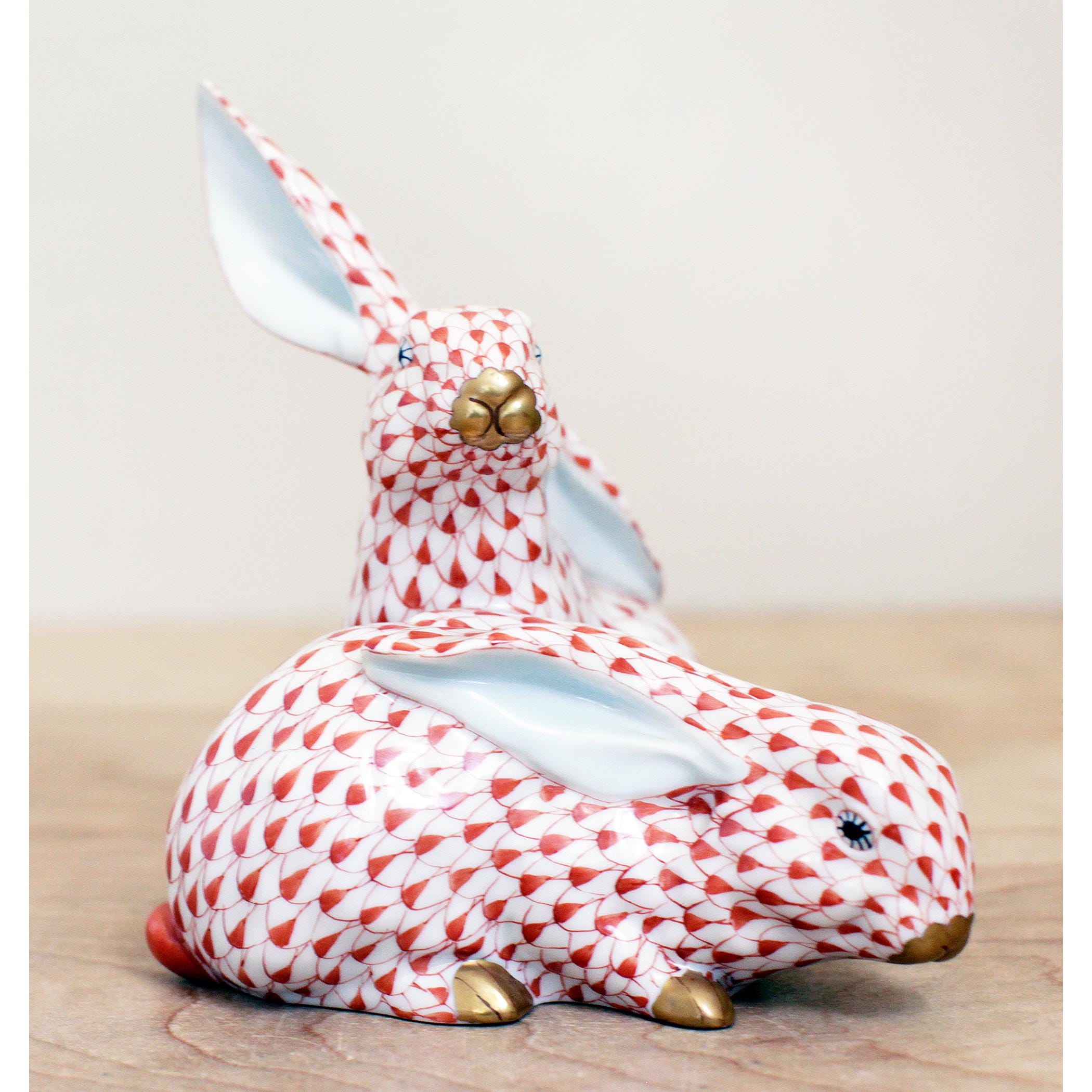Vintage Herend Rabbit - Etsy