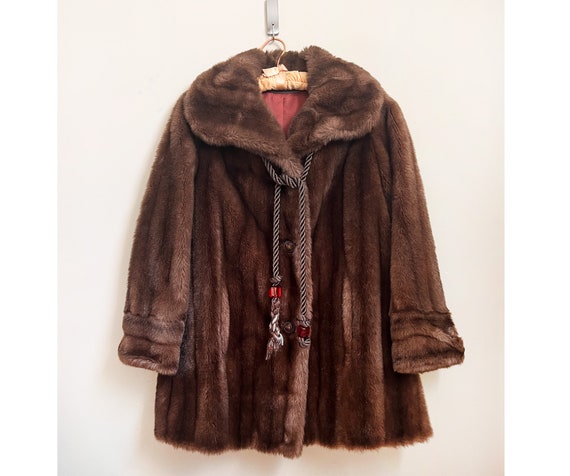 Tissavel Faux Fur Jacket Made in France Size Medi… - image 1