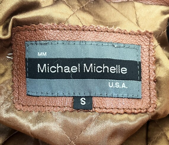 Leather Jacket by Michael Michelle Size Women's S… - image 8