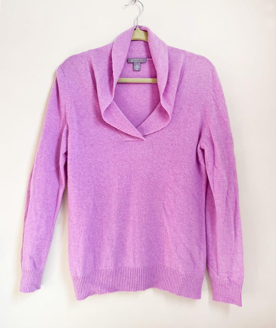 Cashmere Sweater Macy's Charter Club Cashmere Two Ply Lavender  Cashmere Sweater By Charter Club For Macys Size L/ Beautiful Super Soft  100% Cashmere Loose Cowl-V Neck Sweater