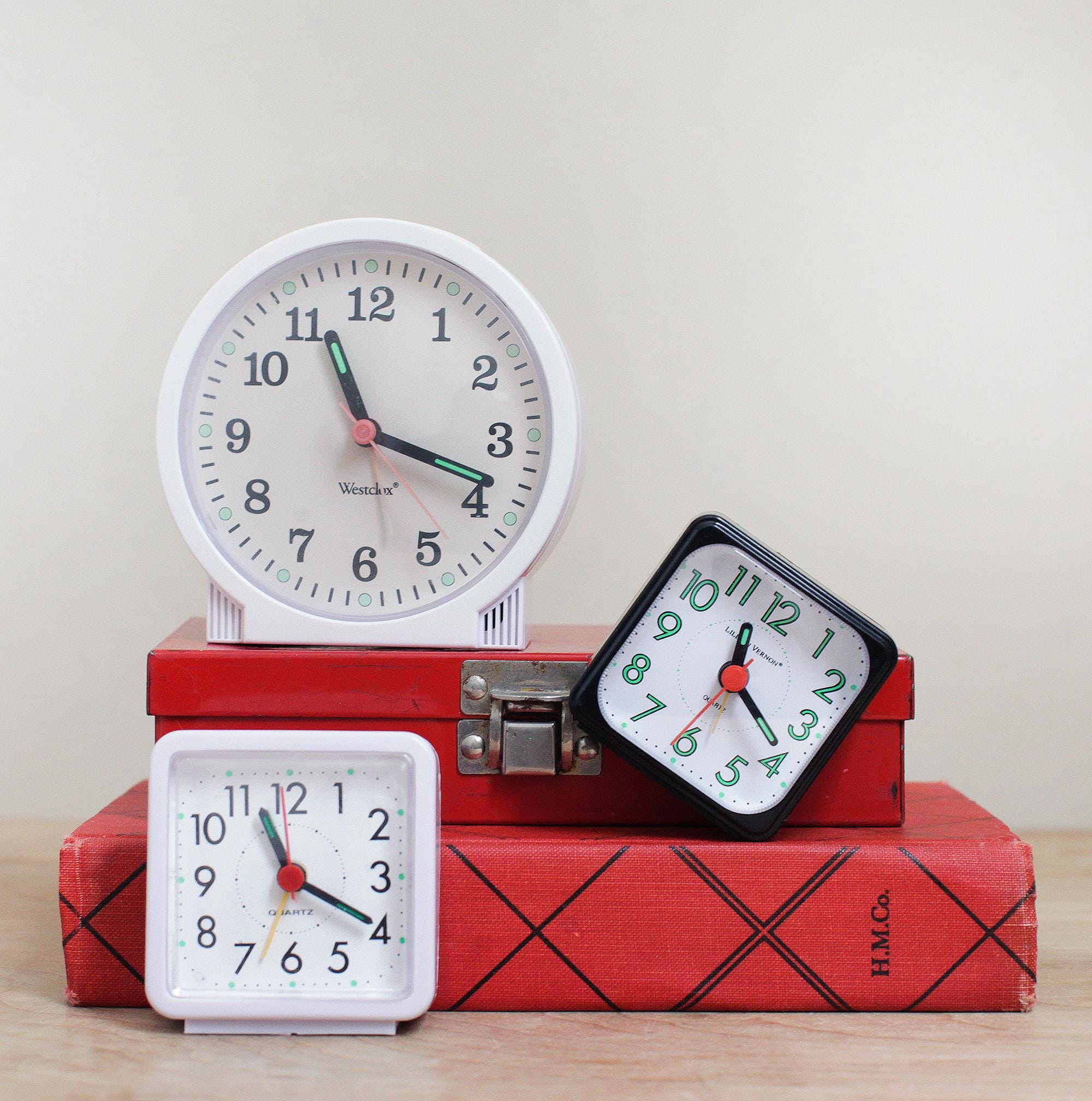 Choice of 90s Era Travel Alarm Clocks/ Small Working Graphic 90s