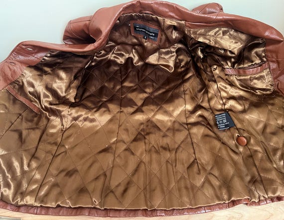 Leather Jacket by Michael Michelle Size Women's S… - image 5