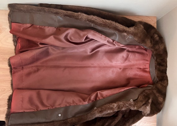 Tissavel Faux Fur Jacket Made in France Size Medi… - image 8