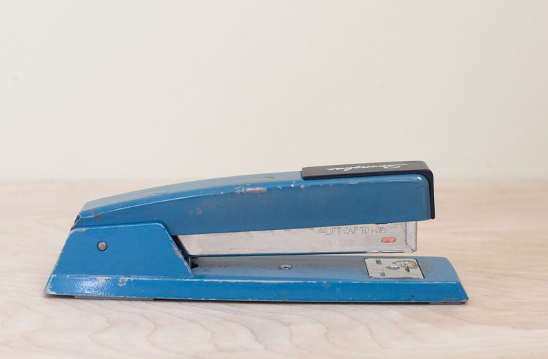 Blue Swingline 747 Stapler Cool Industrial Chic Great Etsy Canada
